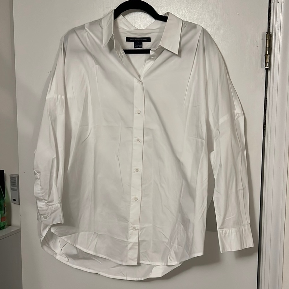 NWT - White Tunic Button Down